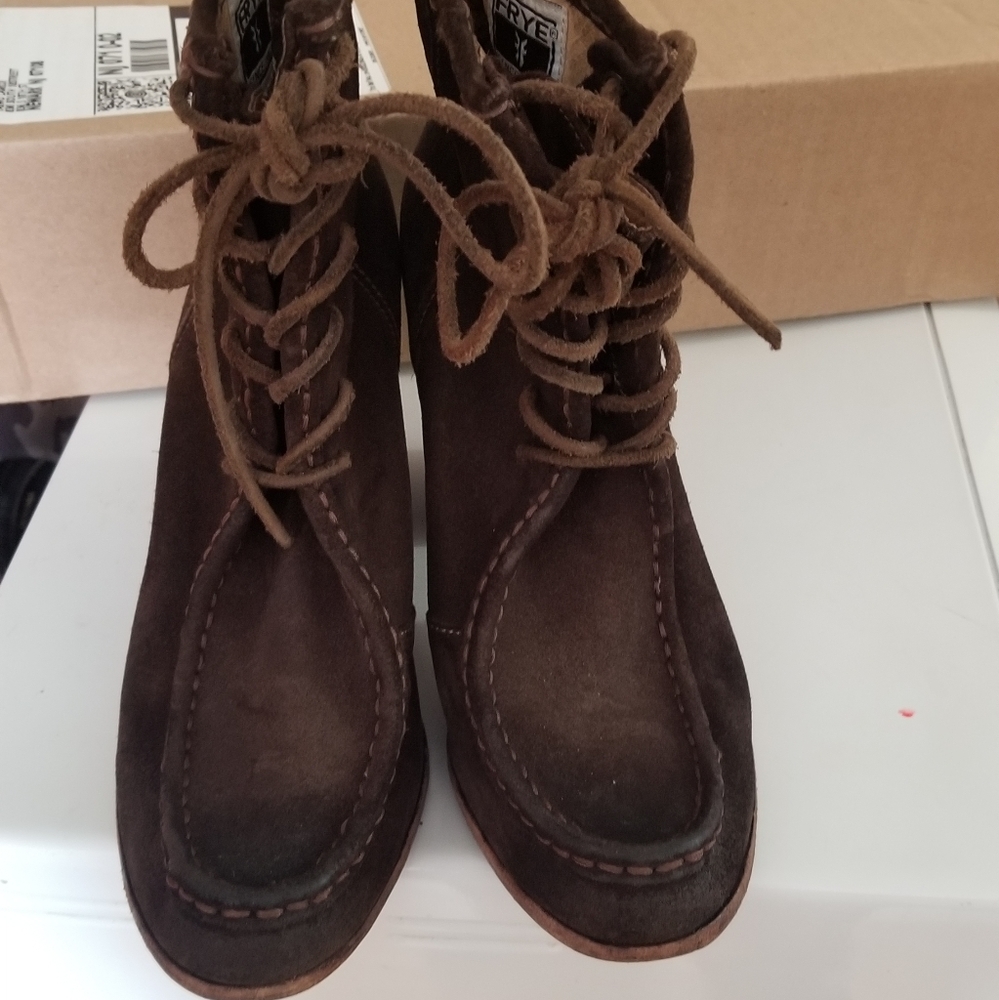 Frye Lace Up Boots